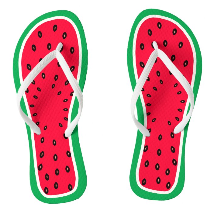 fruit flip flops