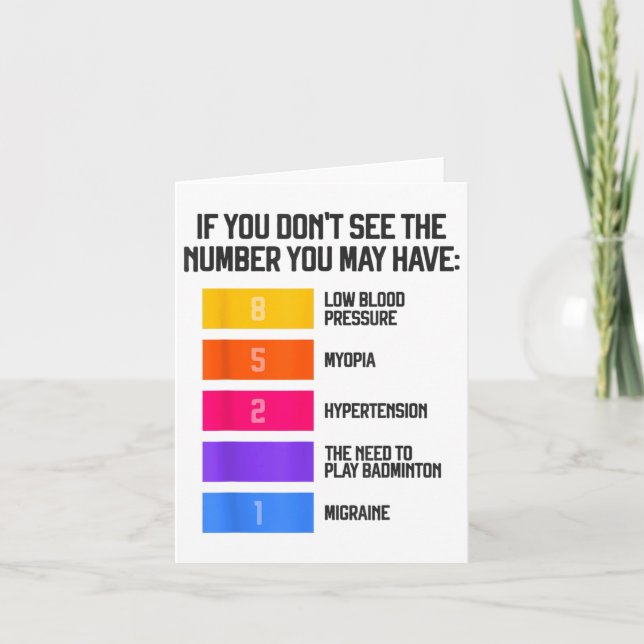 Funny And Humorous Badminton Memes Shuttle Birdie  Card (Front)