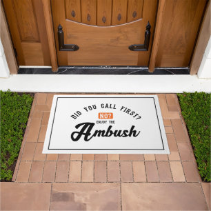 Funny and Humorous Welcome Mats   Enjoy Ambush