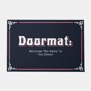 Funny and Humorous Welcome Mats Go Away