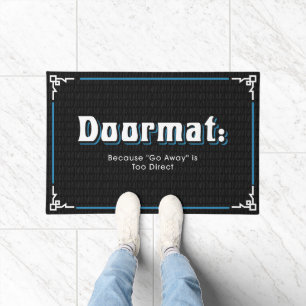 Funny and Humorous Welcome Mats Go Away