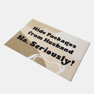 Funny and Humorous Welcome Mats   Hide Packages