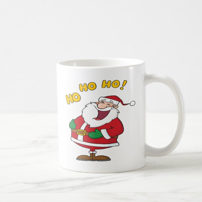 Funny and Laughing Santa Claus Mugs