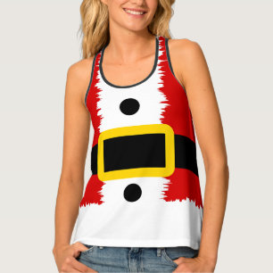 Funny and pretty Christmas Elf Elegant festive Tank Top