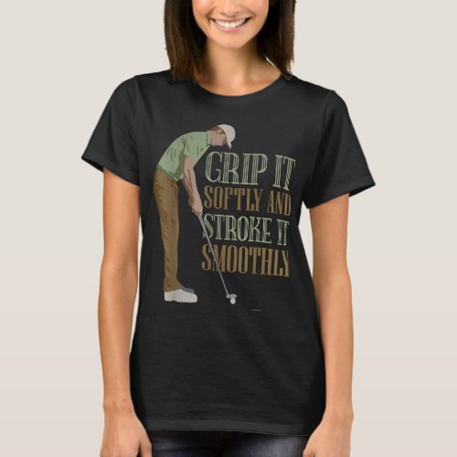Funny and Rude Golf Drink and Drive Adult Humor T_Shirt