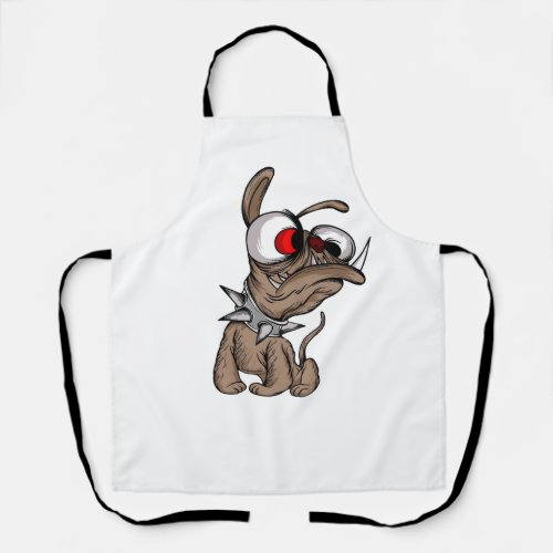 funny and scary cartoon collection 2 apron