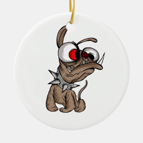 funny and scary cartoon collection 2 ceramic ornament