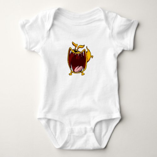 funny and scary cartoon collection baby bodysuit
