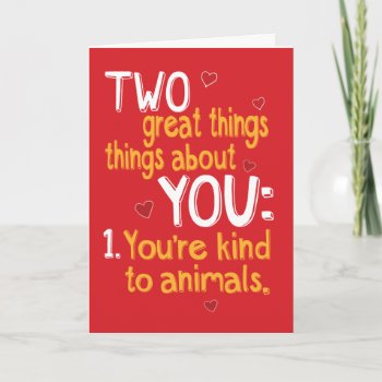 Funny And Slightly Naughty Valentine's Day Card by chuckink at Zazzle