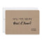 Funny and Sweet "Because You Choose Me" Bridesmaid