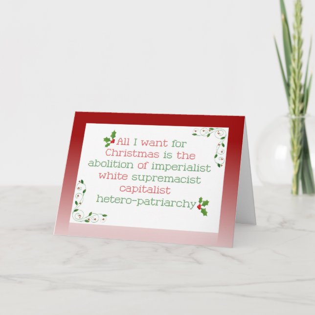 Funny (and true) Christmas Card (Front)