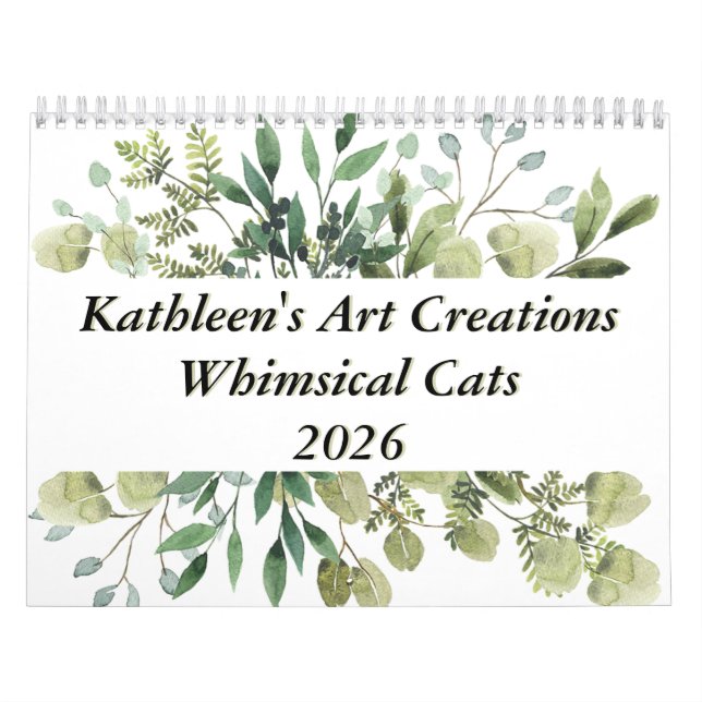 Funny and Whimsical Cat Lover Calendar (Cover)