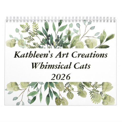 Funny and Whimsical Cat Lover Calendar