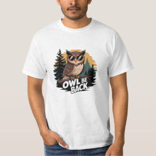 Funny and Whimsical Owl Lover Graphics T-Shirt