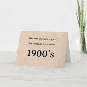 Funny and Witty Age Joke for Older People Birthday Card