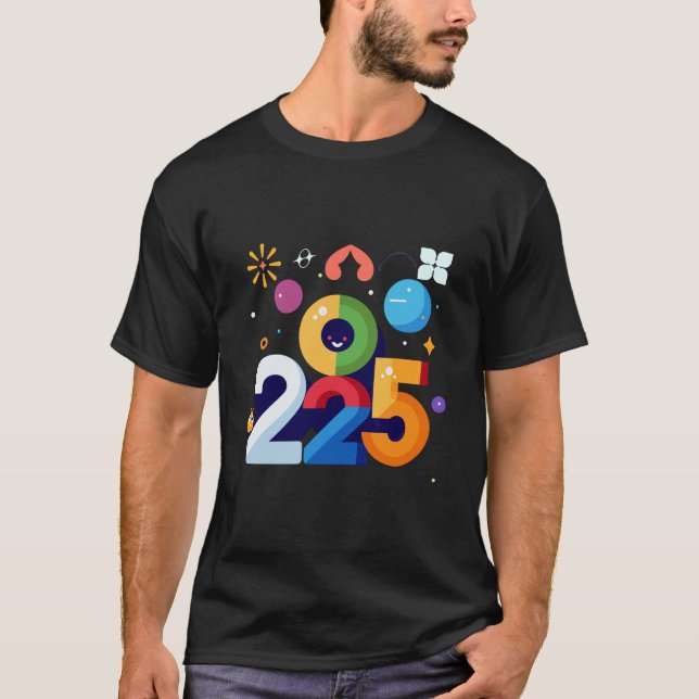 Funny and Witty Graphic Design 2025  T-Shirt (Front)