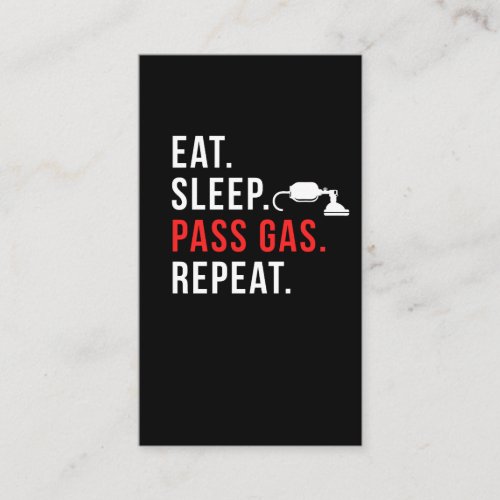 Funny Anesthesiologist Anesthesia Nurse Gas Pass Business Card