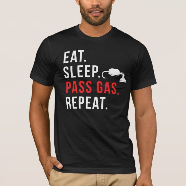 Funny Anesthesiologist Anesthesia Nurse Gas Pass T-Shirt (Front)