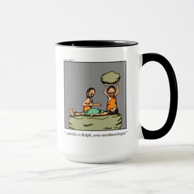 Funny Anesthesiologist Humor Mug Gift (Right)