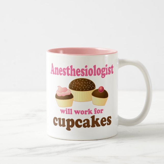 Funny Anesthesiologist Two-Tone Coffee Mug (Right)