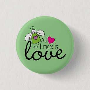 Funny Angel - All I Meet Is Love 1 Button