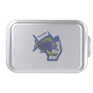 Funny angler fish cartoon cake pan