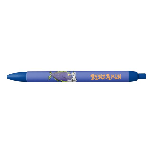 Funny angler fish cartoon pen (Front)
