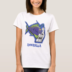 Funny angler fish cartoon T-Shirt