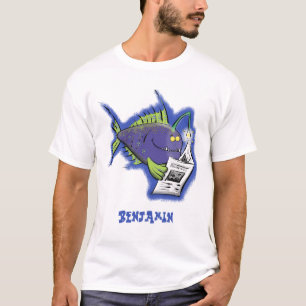 Funny angler fish cartoon T-Shirt