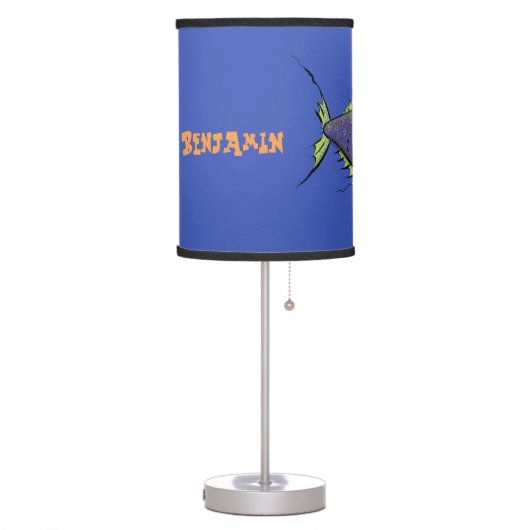 Funny angler fish cartoon table lamp (Left)