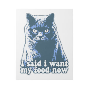 Funny angry cat meme for cat persons and owners gallery wrap