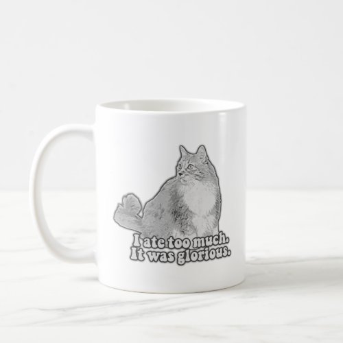 Funny angry cat meme for kitten lovers  cat owner coffee mug