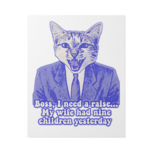 Funny angry cat meme for kitty lovers gallery wrap