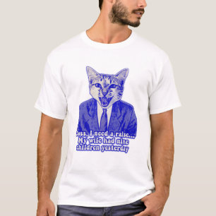 Funny angry cat meme for kitty lovers T-Shirt