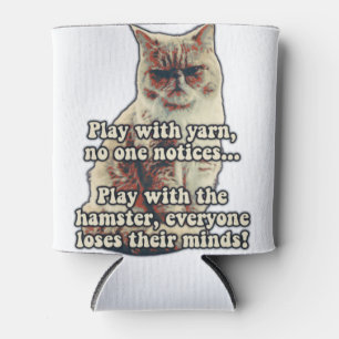 Funny angry cat meme for kitty persons &cat lovers can cooler