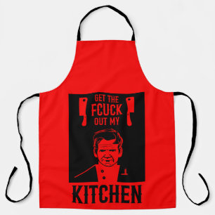 Funny Angry Chef Apron