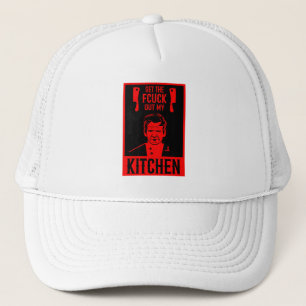 Funny Angry Chef Trucker Hat
