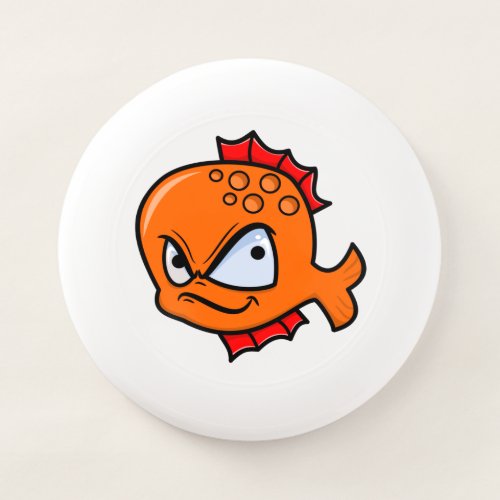 Funny Angry Goldfish Wham_O Frisbee