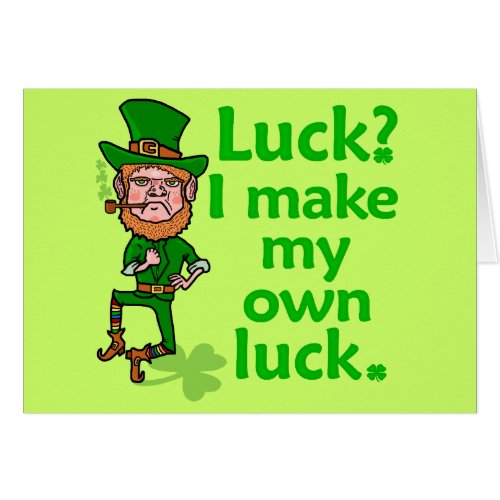 Funny Angry Lucky Irish Leprechaun
