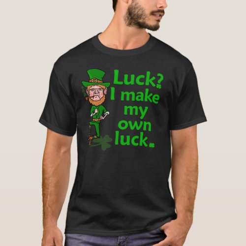 Funny Angry Lucky Irish Leprechaun T_Shirt