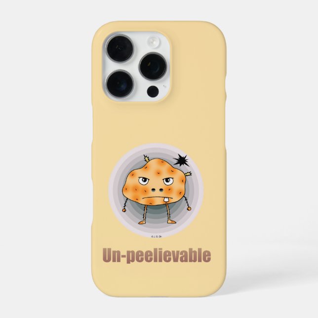 Funny Angry Potato – Un-peelievable Art Iphone Case (Back)