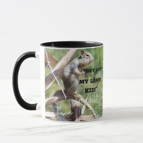 Funny Angry Squirrel Mug