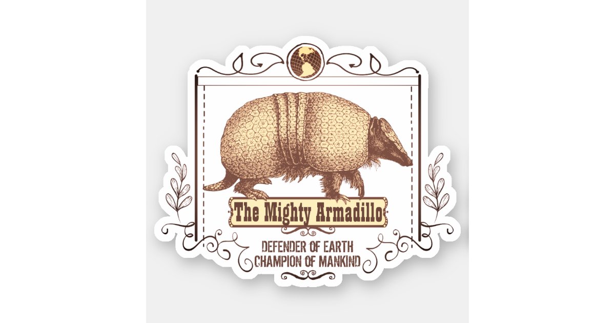 Smiling Mighty the Armadillo 