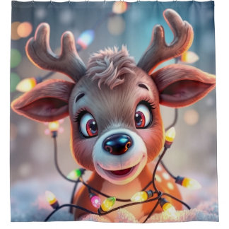 Funny animal art – perfect gift for animal lovers  shower curtain