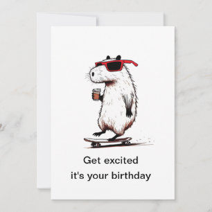 funny animal birthday greeting holiday card