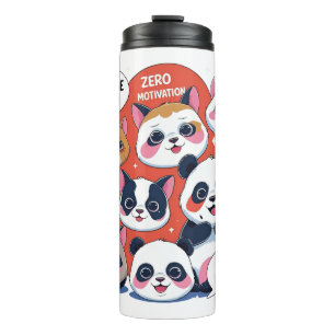 Funny Animal Cartoon – Meme Inspired Humor Design Thermal Tumbler