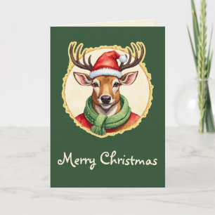 Funny Animal Christmas Favorites - Deer 2 Card