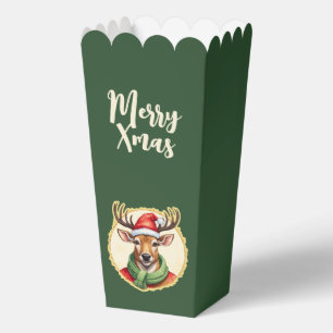 Funny Animal Christmas Favorites - Deer 2 Favor Boxes