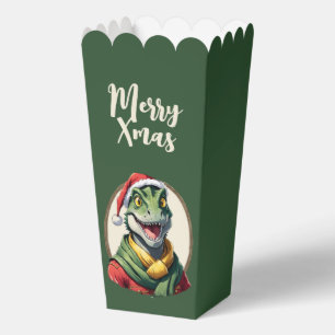 Funny Animal Christmas Favorites - Dino 2 Favor Boxes