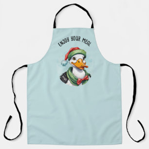Funny Animal Christmas Favorites - Duck 2 Apron